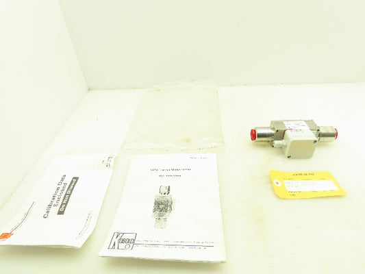Kobold DF-0705B Paddle Wheel Flow Sensor 1/2" NPT 1450 PSI 5-20 VDC