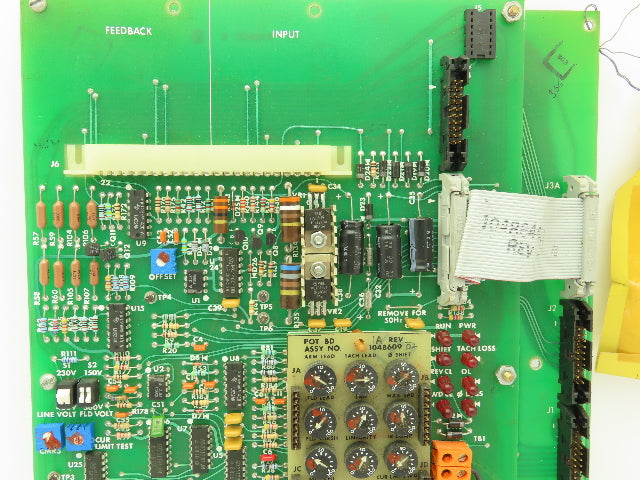 Fincor 104860201 104860902 Control Board Assembly Assy Rev B Pot Adj Circuit