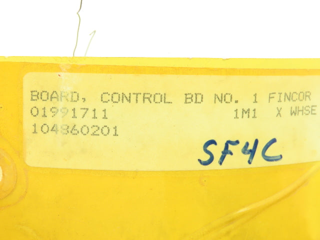 Fincor 104860201 104860902 Control Board Assembly Assy Rev B Pot Adj Circuit