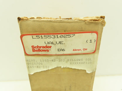 Schrader Bellows L5155310257 Pneumatic Directional Solenoid Valve 220/240V