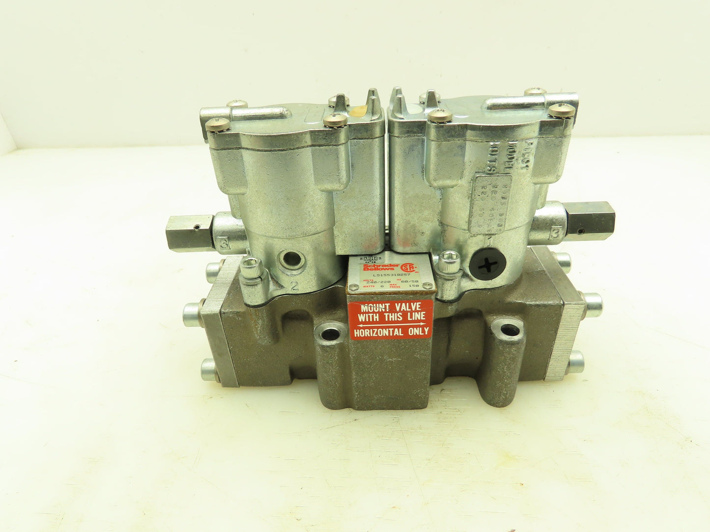 Schrader Bellows L5155310257 Pneumatic Directional Solenoid Valve 220/240V