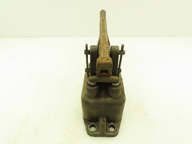 Ross 3-Pos Manual Return Lever Valve 3/4" NPT Aluminum
