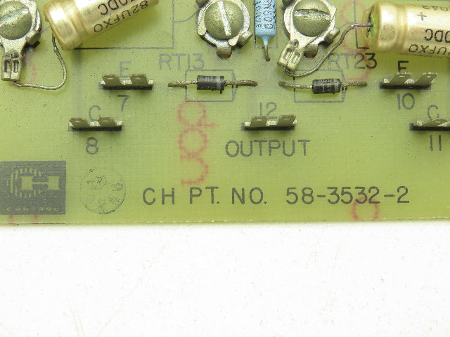Cutler Hammer 58-3532 5835322 58-3532-2 Balance Circuit Board Control Panel