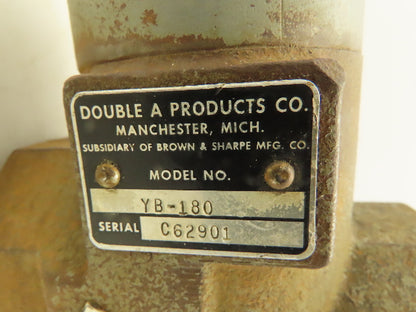 Double A YB-180 Hydraulic Manual Flow Control Valve 1" NPT 2000 PSI