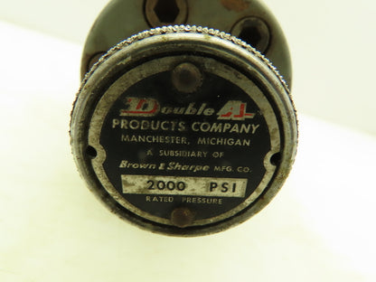 Double A YB-180 Hydraulic Manual Flow Control Valve 1" NPT 2000 PSI