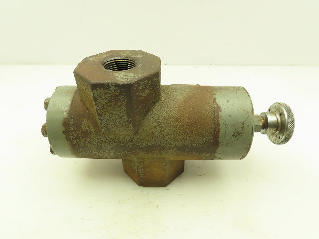Double A YB-180 Hydraulic Manual Flow Control Valve 1" NPT 2000 PSI