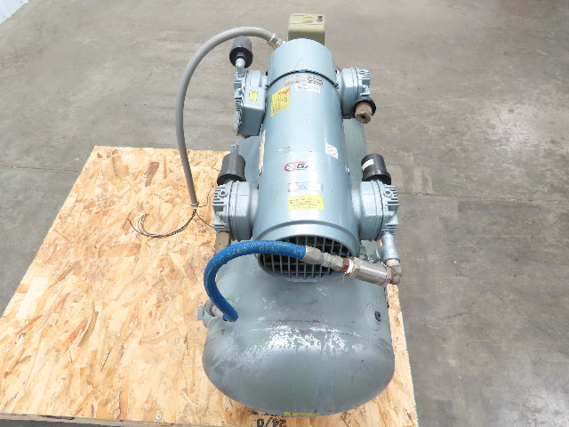 Gast Dry Sprinkler System Oilless Air Compressor 3Ph 1.5Hp 230/460v 50psi 40 Gal