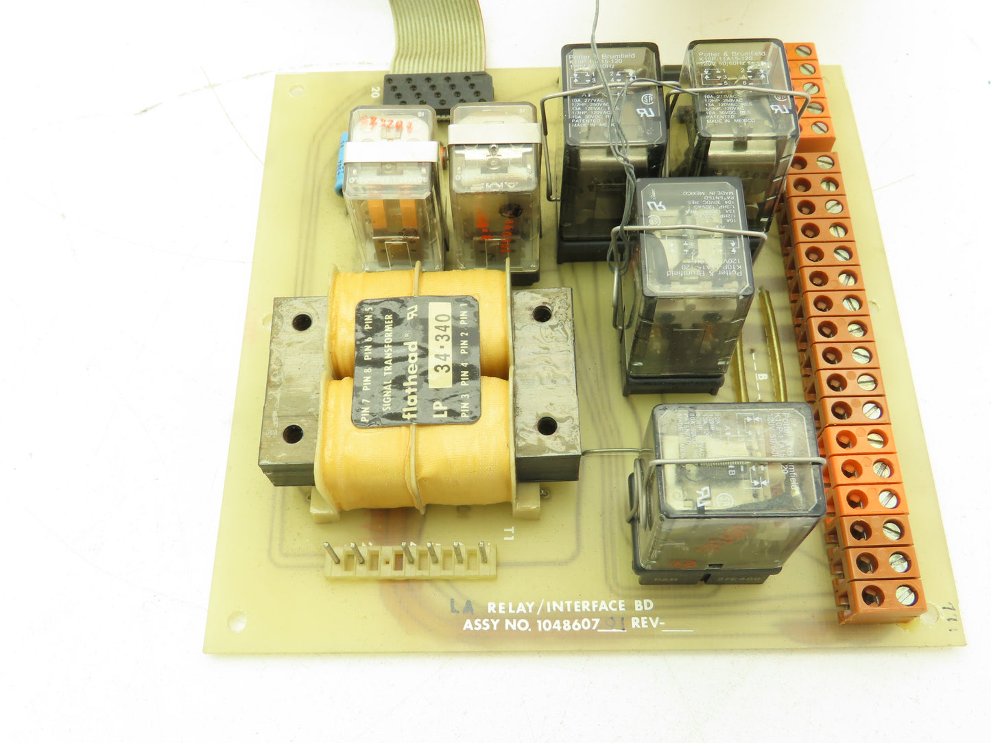 Fincor 104860701 Relay Interface Circuit Board