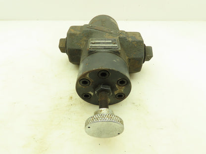 Double A YB-185 Hydraulic Manual Flow Control Valve 1-1/4" NPT