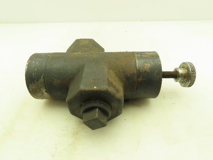 Double A YB-185 Hydraulic Manual Flow Control Valve 1-1/4" NPT