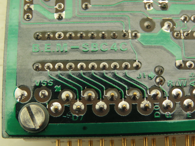Brutech Electronics 6809 BEM-SBC4C CPU Control Circuit Board PLC