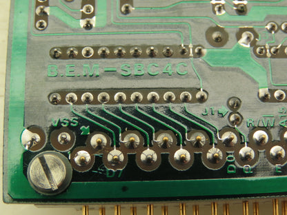 Brutech Electronics 6809 BEM-SBC4C CPU Control Circuit Board PLC