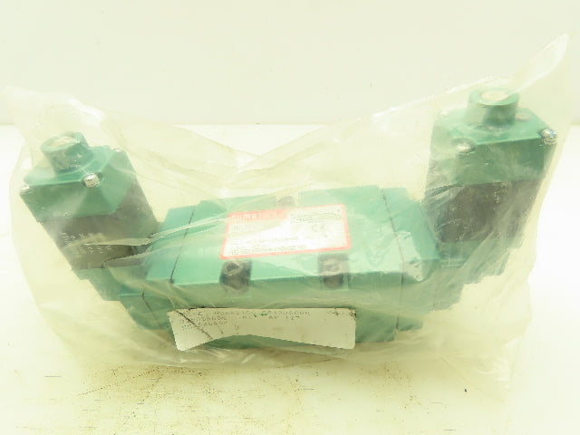 Numatics 554BB600K000030 Pneumatic Double Solenoid Valve 120V 150 PSI 5/3