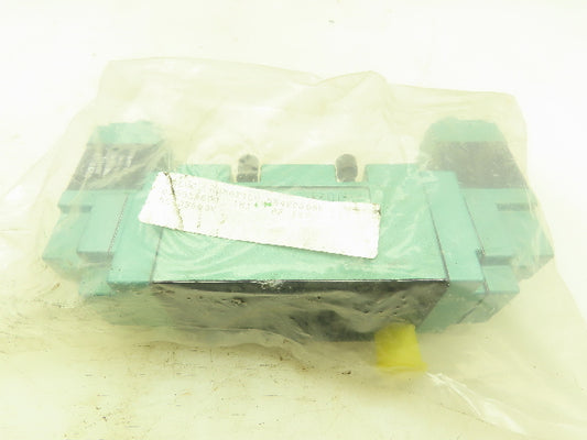 Numatics 554BB600K000030 Pneumatic Double Solenoid Valve 120V 150 PSI 5/3