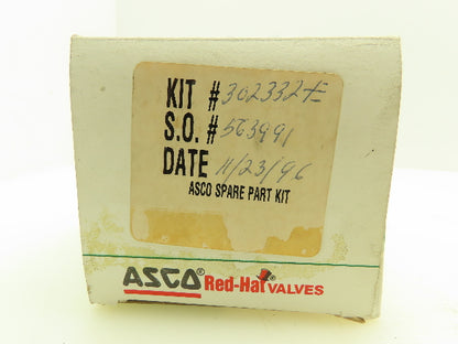 Asco 302332E Red-Hat Pneumatic Solenoid Valve Spare Part Repair Rebuild Kit