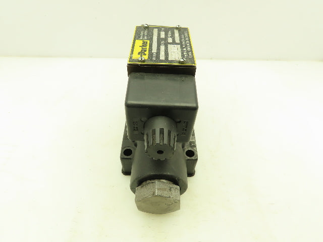 Parker D63W8C1Y Hydraulic Directional Control Solenoid Valve 120V 3000 PSI