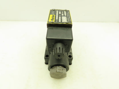 Parker D63W8C1Y Hydraulic Directional Control Solenoid Valve 120V 3000 PSI