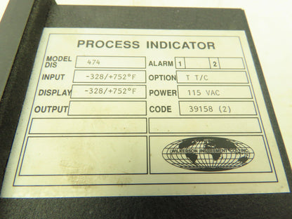 Wilkerson DIS-471  DC Input Process Indicator 115V  LOT OF 4