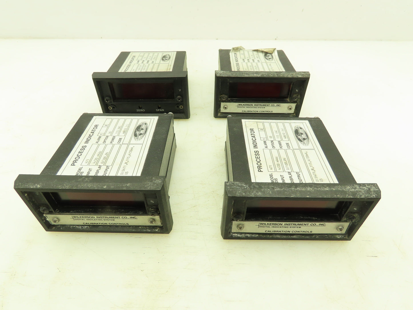 Wilkerson DIS-471  DC Input Process Indicator 115V  LOT OF 4