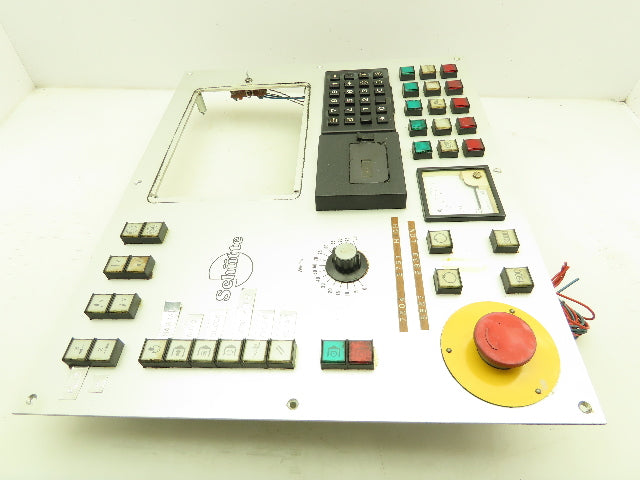 Schutte Metal Machine Operator Station Control Key Pad Rafi Pushbutton 3 Axis