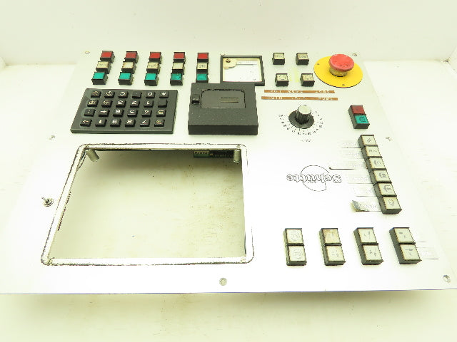 Schutte Metal Machine Operator Station Control Key Pad Rafi Pushbutton 3 Axis