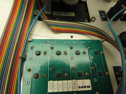 Schutte Metal Machine Operator Station Control Key Pad Rafi Pushbutton 3 Axis