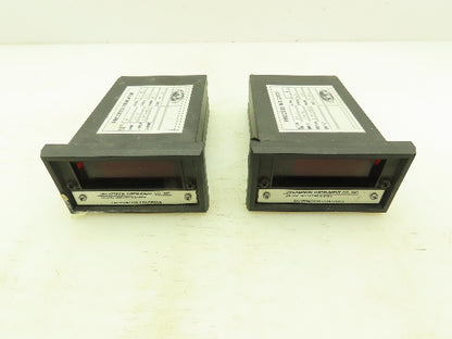 Wilkerson 871  DC Input Process Indicator 0/10VDC 3.5 Digit LED Display LOT OF 2