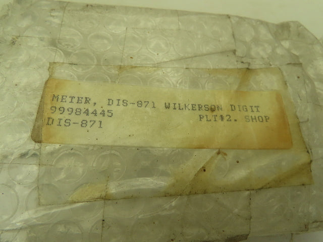 Wilkerson 871  DC Input Process Indicator 0/10VDC 3.5 Digit LED Display