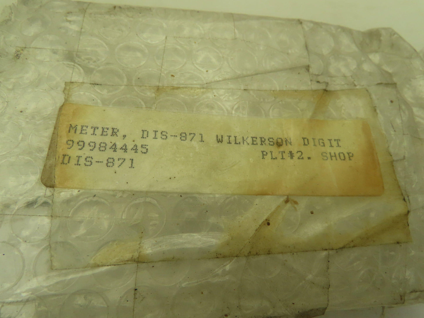 Wilkerson 871  DC Input Process Indicator 0/10VDC 3.5 Digit LED Display