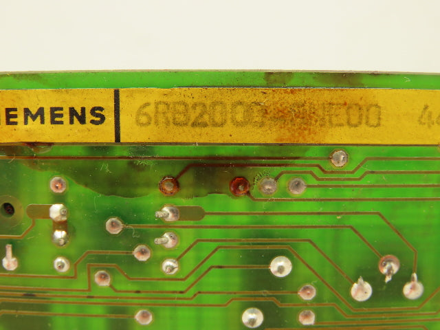 Siemens 6RB2000-0NE00 E F G Circuit Board Achtung EGB Control Module