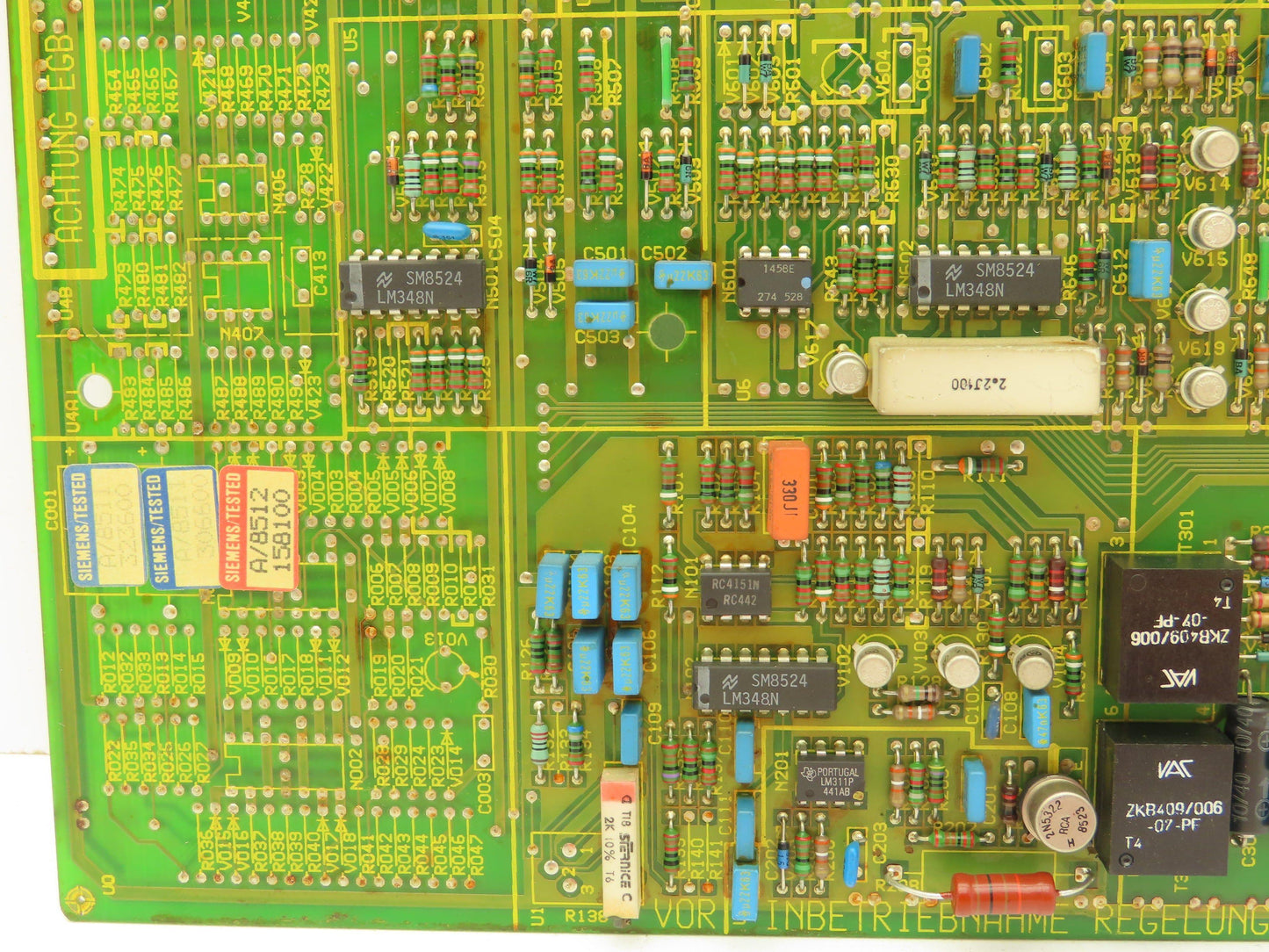 Siemens 6RB2000-0NE00 E F G Circuit Board Achtung EGB Control Module