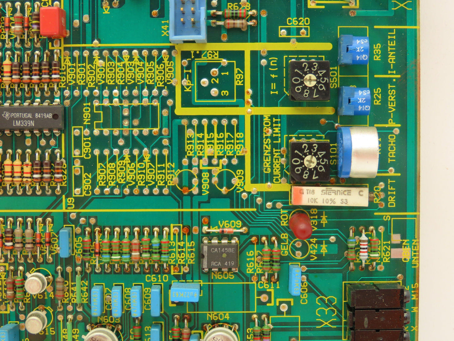 Siemen 6RB2000-0NE00 Ind D Circuit Board Achtung EGB Control Module