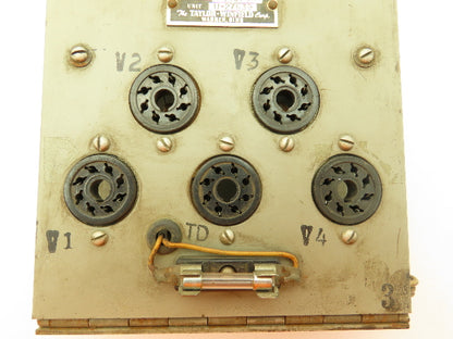 Taylor Winfield U-27639 Resistance Welding Control Transformer Fuse Relay Panel