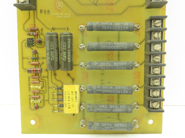 Westinghouse 233P677H01D Terminal Board Card Resistor PLC