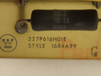 Westinghouse 1684A99 227P616H01E Rectifier Board Card PLC Circuit Panel