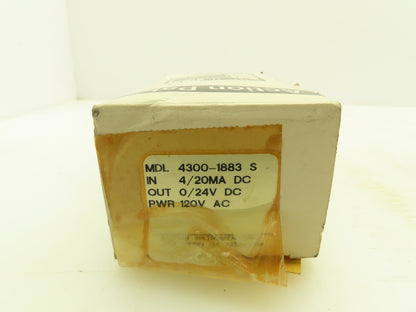Action Pak AP4300-1883S Signal Conditioner 8-Pin Relay 0-24VDC 120VAC