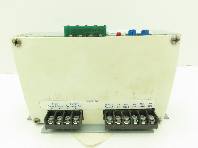 Nordic D18510005QB Brake Control Board 230/460V 1/3 Phase Furnas