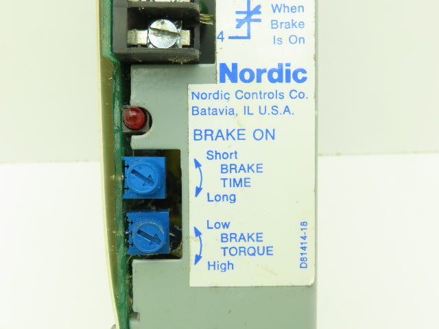 Nordic D18510005QB Brake Control Board 230/460V 1/3 Phase Furnas