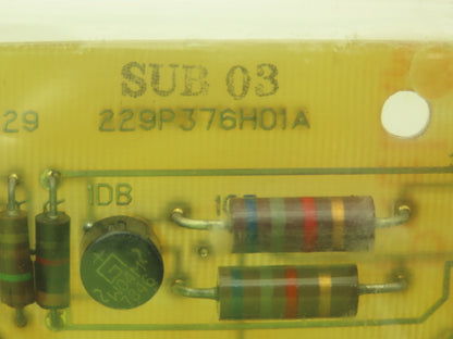 Westinghouse 229P376H01A 1640A29 Control Circuit Board Input Card