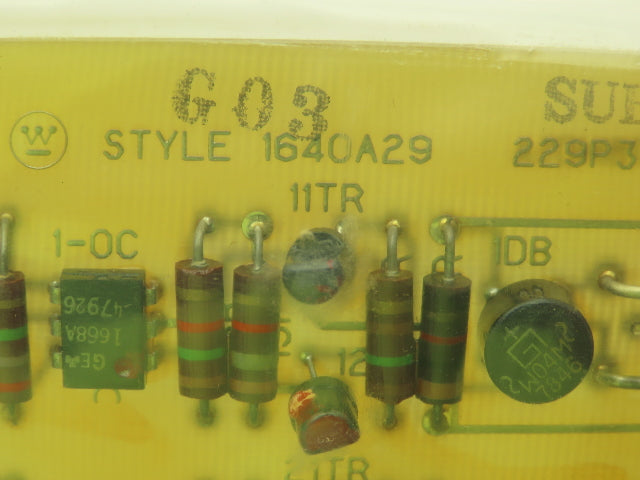 Westinghouse 229P376H01A 1640A29 Control Circuit Board Input Card