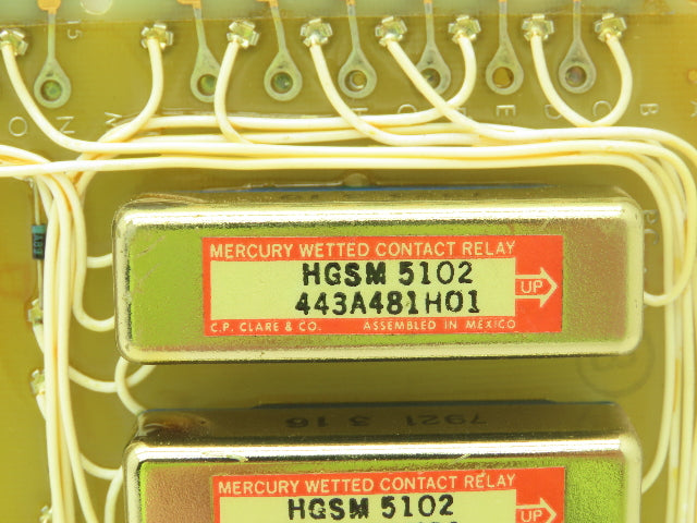 Westinghouse 204P410H01C HGSM 5102 Relay Control Board Circuit Card 1691A22G01
