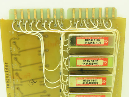 Westinghouse 204P410H01C HGSM 5102 Relay Control Board Circuit Card 1691A22G01
