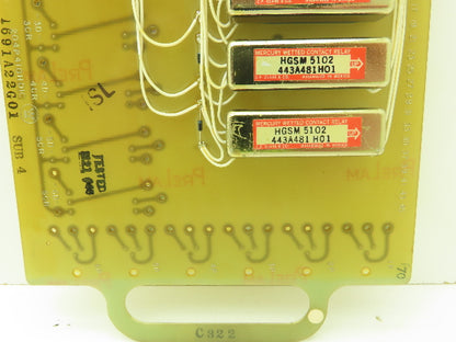 Westinghouse 204P410H01C HGSM 5102 Relay Control Board Circuit Card 1691A22G01