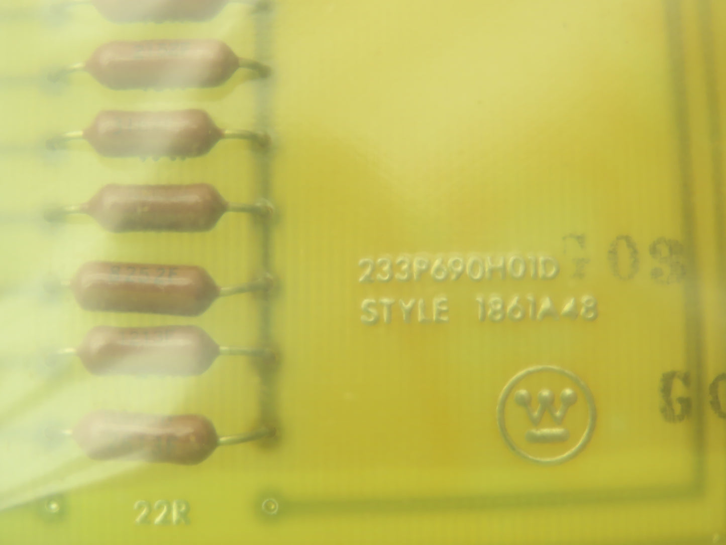 Westinghouse 233P690H01D Thyristor Control Potentiometer PCB Circuit Board PLC