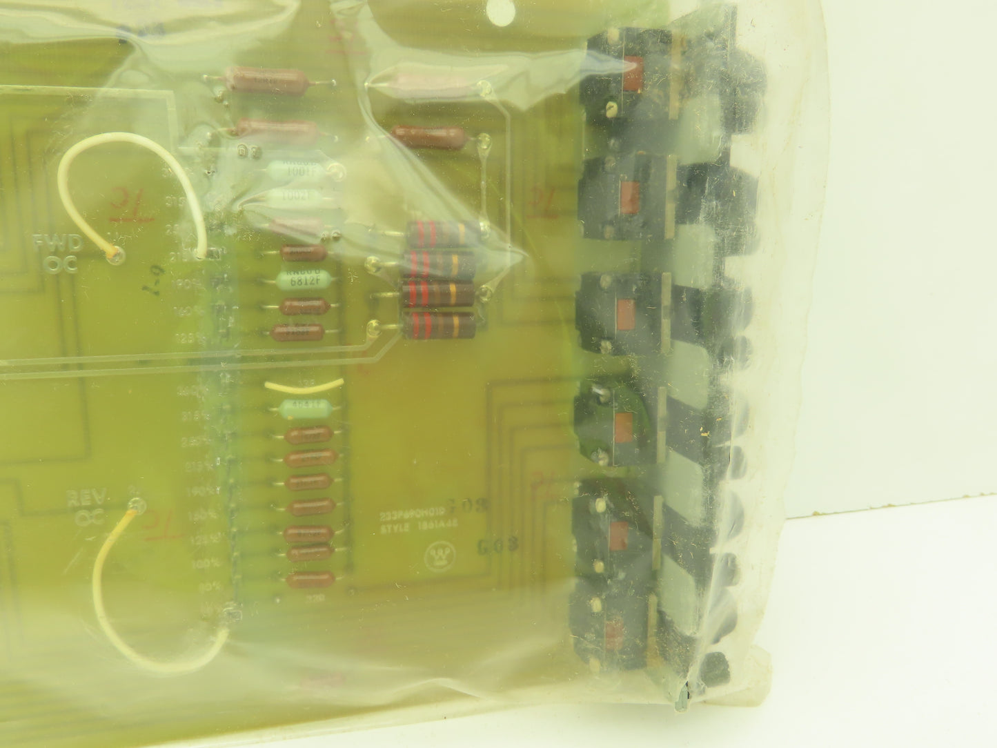 Westinghouse 233P690H01D Thyristor Control Potentiometer PCB Circuit Board PLC