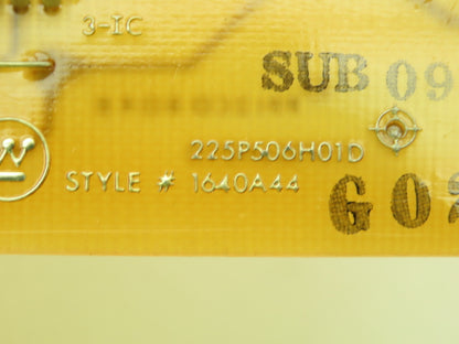 Westinghouse 1640A44 225P506H01D Relay Control Circuit Board