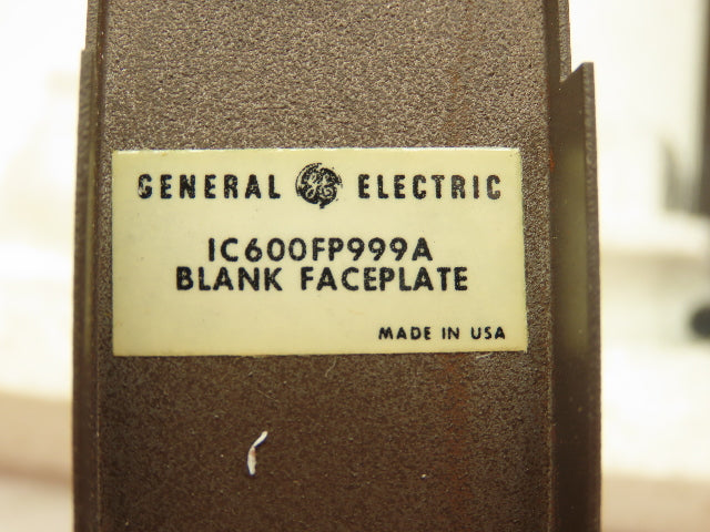 General Electric IC600FP999A GE Fanuc Filler Faceplates Series Six Lot of 6