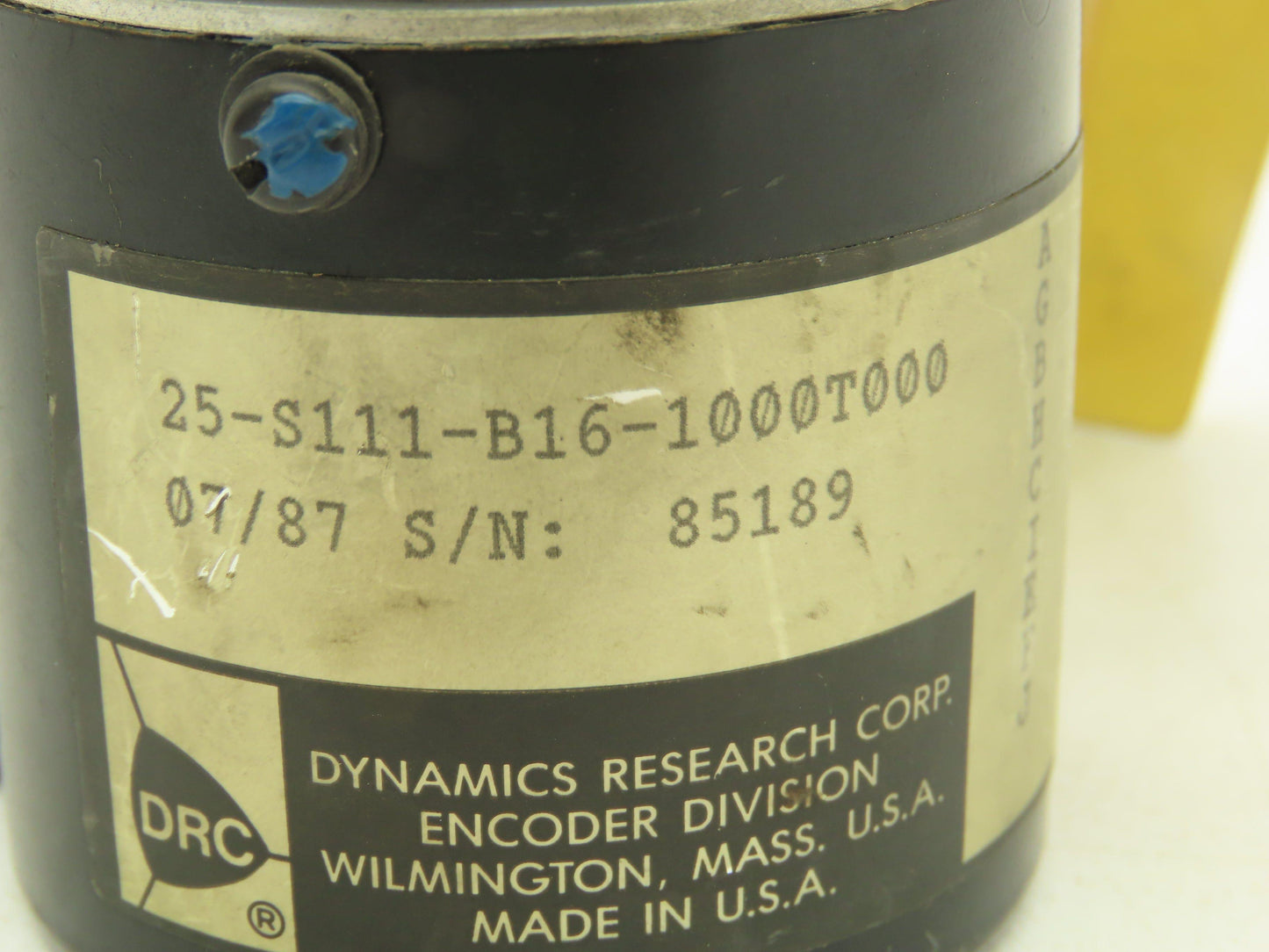 DRC Dynamics Research 25-S111-B16-1000T000 Rotary Encoder 3/8" Shaft 10-Pin