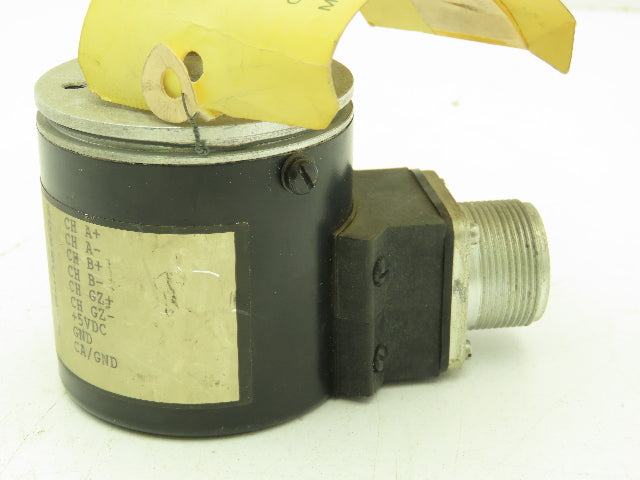 DRC Dynamics Research 25-S111-B16-1000T000 Rotary Encoder 3/8" Shaft 10-Pin