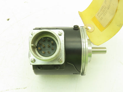 DRC Dynamics Research 25-S111-B16-1000T000 Rotary Encoder 3/8" Shaft 10-Pin